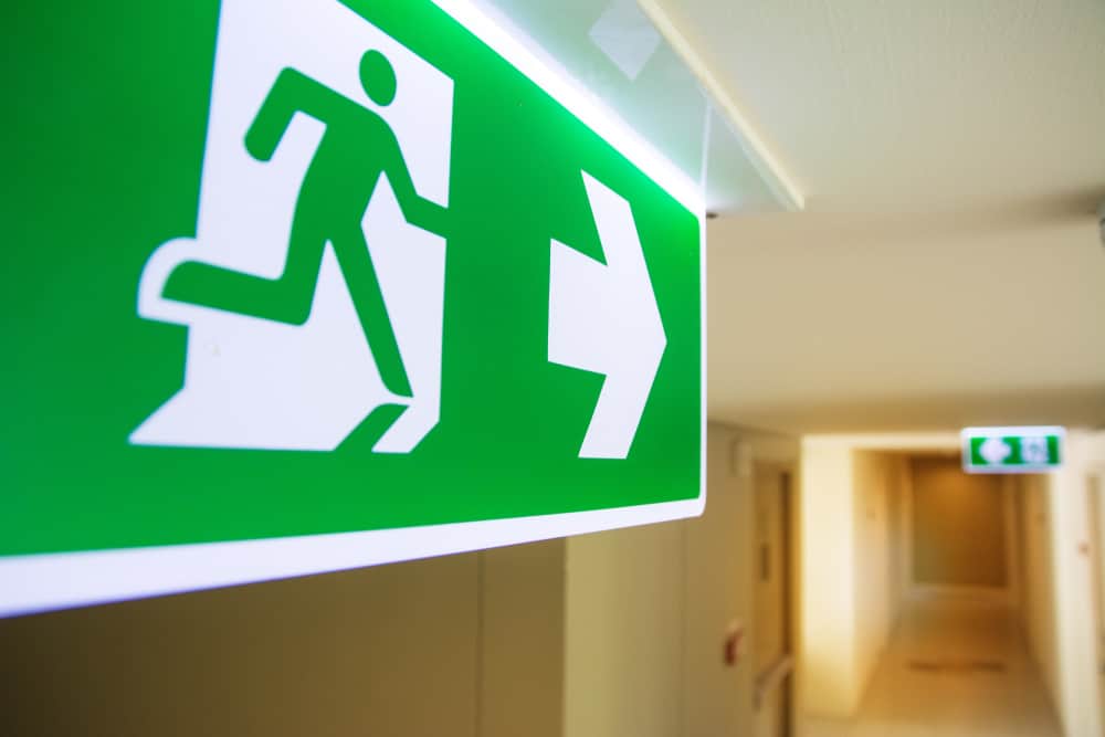 Exit & Emergency Lighting System - Fire Safety Qatar Aegior